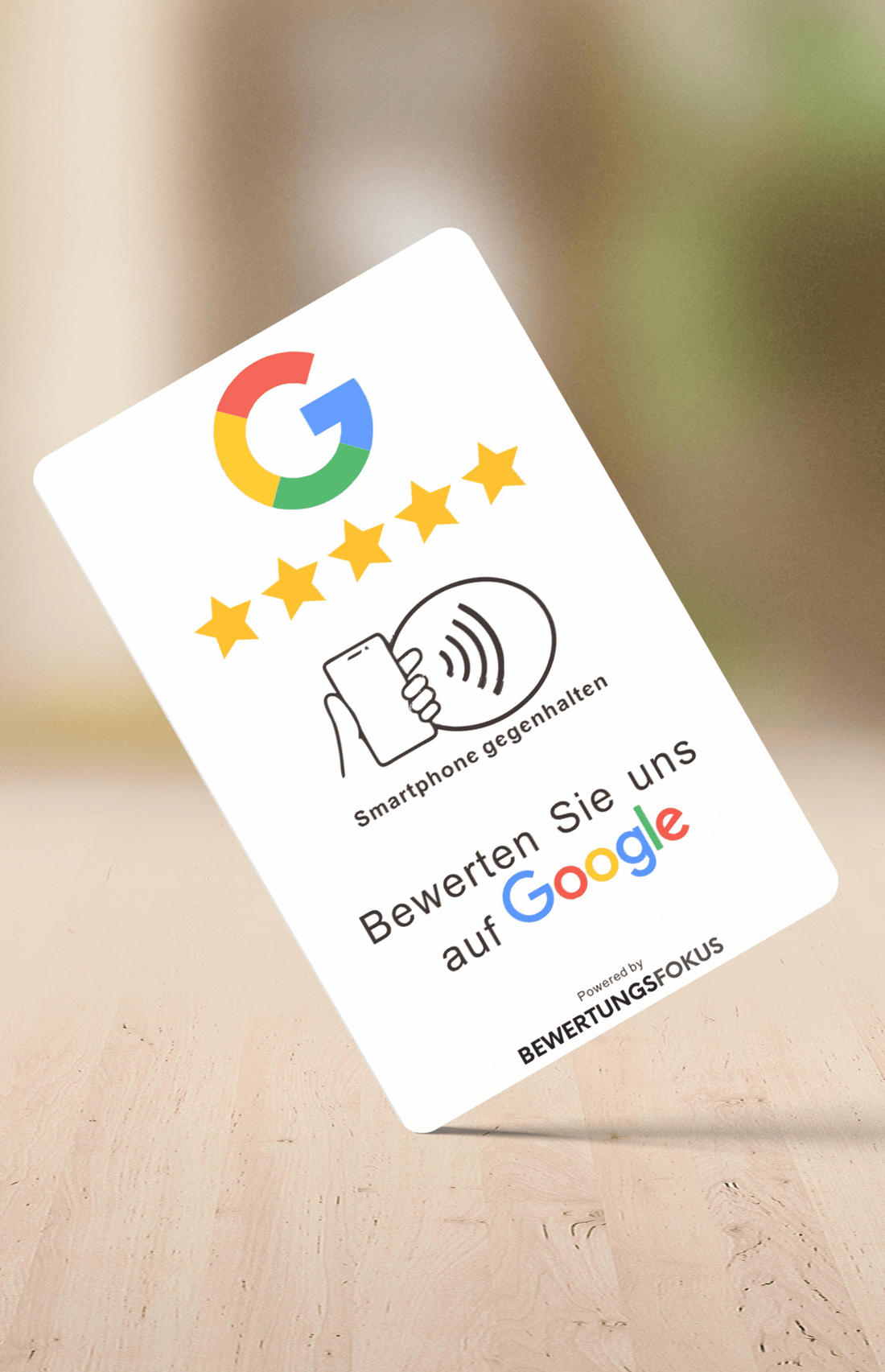 NFC Google Bewertungskarte | NFC Karte - Google Bewertung | BewertungsFokus